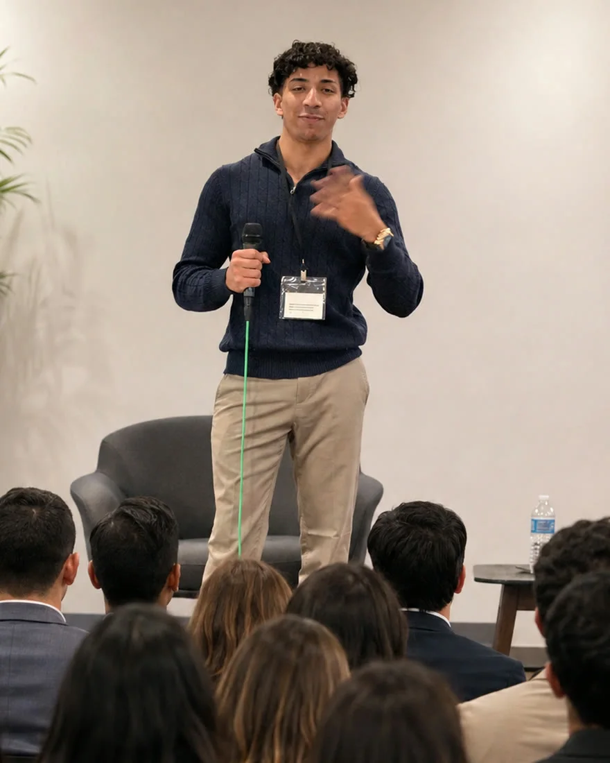 Aiden Muhammad speaking